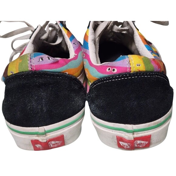 VANS Sesame Street Old Skool 'Rainbow Stripes' Low Top Size Mens 10 - Picture 4 of 8